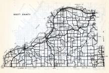 Scott County, Blakeley, Belle, Plaine, St. Lawrence, Sand Creek, Jackson, Louisville, Eagle Creek, Minnesota State Atlas 1954